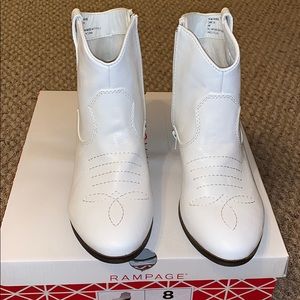 White Rampage Booties